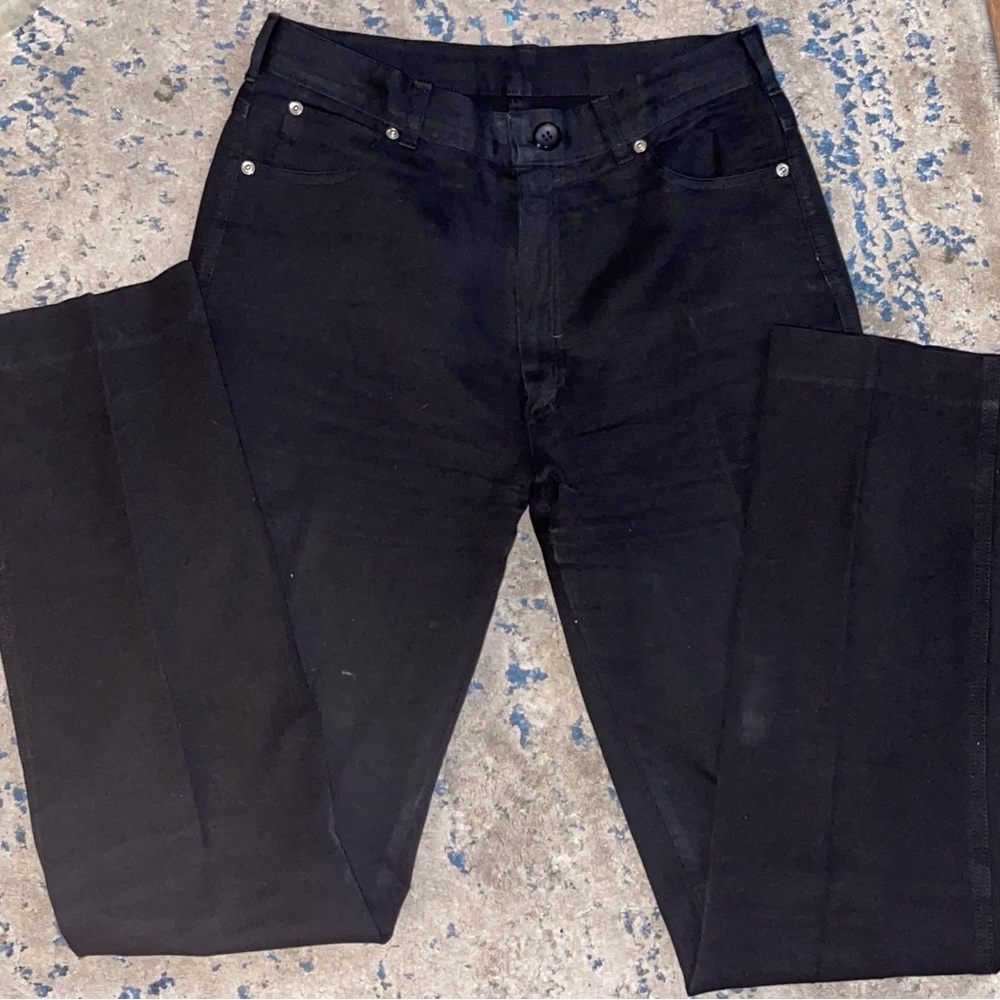 Peter Golding Womens Black Skinny Jeans Stretch 26 High Waisted S Vintage